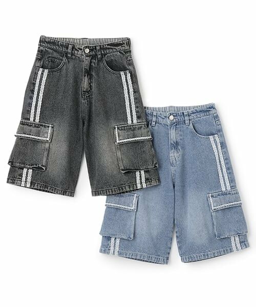 mezzo piano junior / メゾピアノジュニア ショート・ハーフ・半端丈パンツ | レースラインハーフパンツ | 詳細10