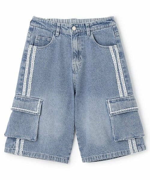 mezzo piano junior / メゾピアノジュニア ショート・ハーフ・半端丈パンツ | レースラインハーフパンツ | 詳細11