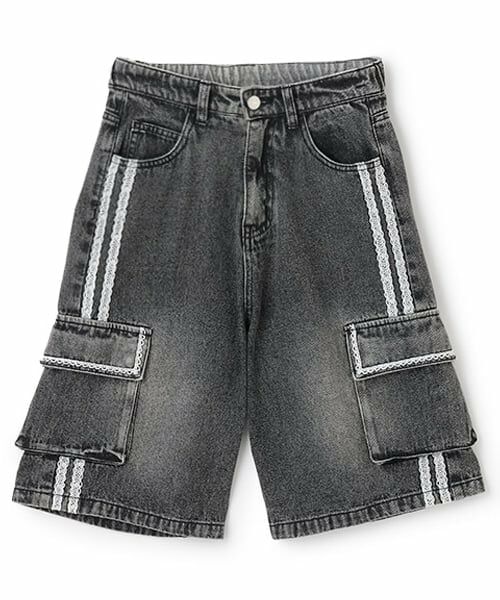 mezzo piano junior / メゾピアノジュニア ショート・ハーフ・半端丈パンツ | レースラインハーフパンツ | 詳細12