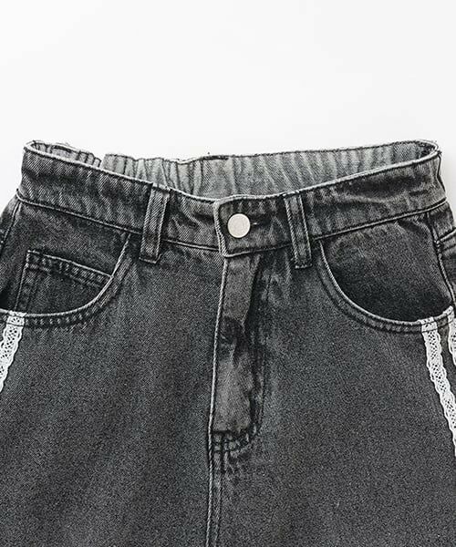 mezzo piano junior / メゾピアノジュニア ショート・ハーフ・半端丈パンツ | レースラインハーフパンツ | 詳細2