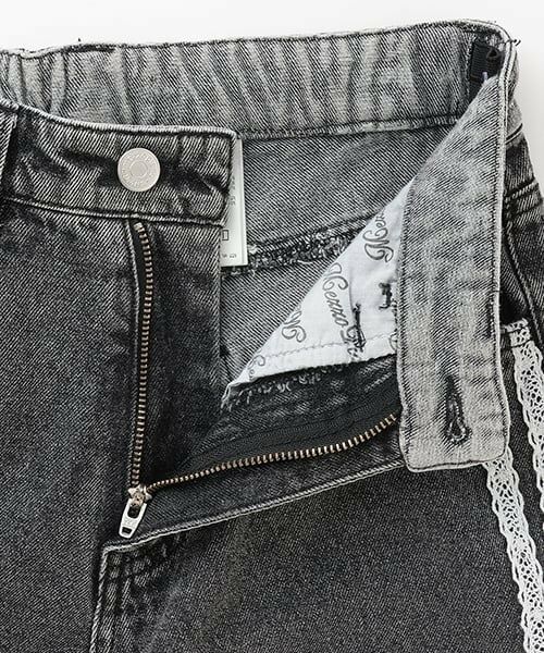 mezzo piano junior / メゾピアノジュニア ショート・ハーフ・半端丈パンツ | レースラインハーフパンツ | 詳細3