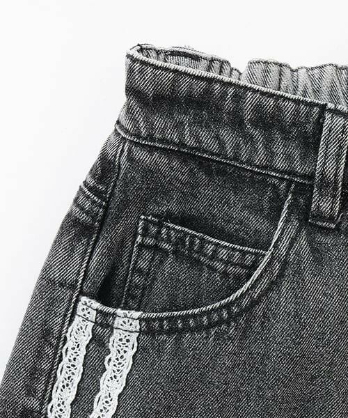 mezzo piano junior / メゾピアノジュニア ショート・ハーフ・半端丈パンツ | レースラインハーフパンツ | 詳細5