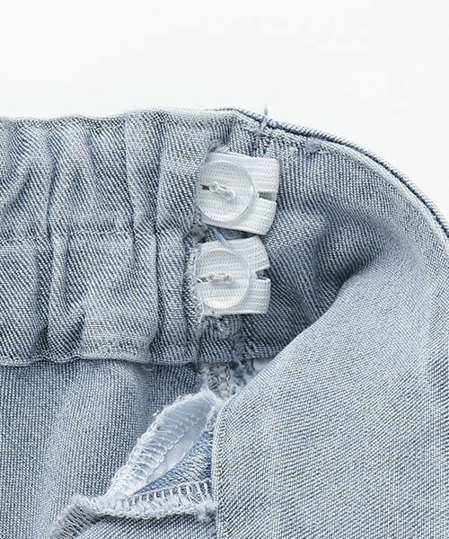 mezzo piano junior / メゾピアノジュニア ショート・ハーフ・半端丈パンツ | デニムカーゴスカート（スパッツつき） | 詳細4