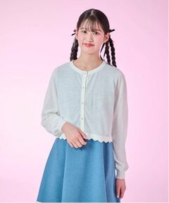 mezzo piano junior / メゾピアノジュニア カーディガン・ボレロ | パールボタンカーディガン