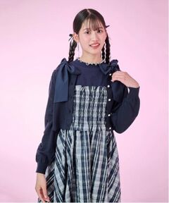 mezzo piano junior / メゾピアノジュニア カーディガン・ボレロ | パールボタンカーディガン