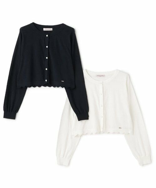 mezzo piano junior / メゾピアノジュニア カーディガン・ボレロ | パールボタンカーディガン | 詳細6