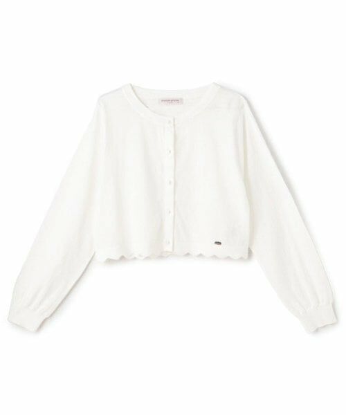 mezzo piano junior / メゾピアノジュニア カーディガン・ボレロ | パールボタンカーディガン | 詳細8