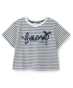 mezzo piano junior / メゾピアノジュニア Tシャツ | 【ニコ☆プチ・Cuugal掲載】【接触冷感】リボンロゴTシャツ