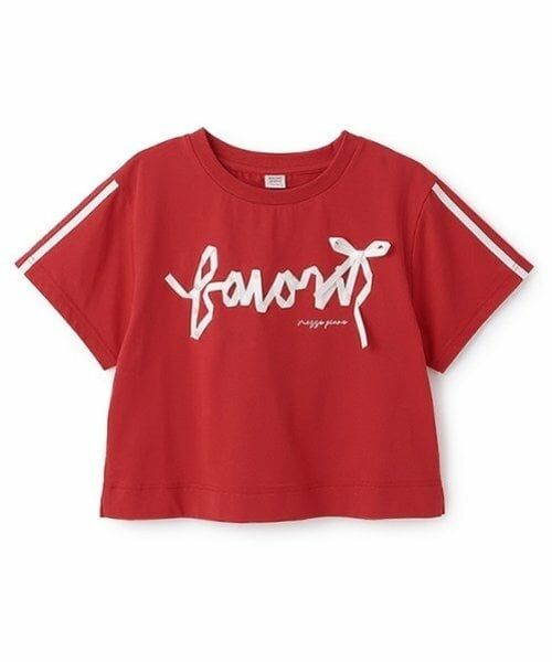mezzo piano junior / メゾピアノジュニア Tシャツ | 【ニコ☆プチ・Cuugal掲載】【接触冷感】リボンロゴTシャツ | 詳細16