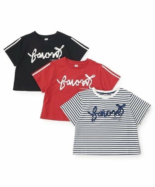 mezzo piano junior / メゾピアノジュニア Tシャツ | 【ニコ☆プチ・Cuugal掲載】【接触冷感】リボンロゴTシャツ | 詳細3