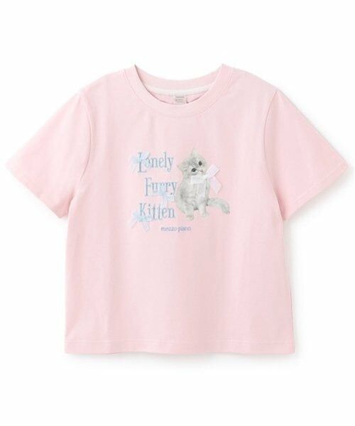 mezzo piano junior / メゾピアノジュニア Tシャツ | 【接触冷感】Lonely Kitten Tシャツ | 詳細18
