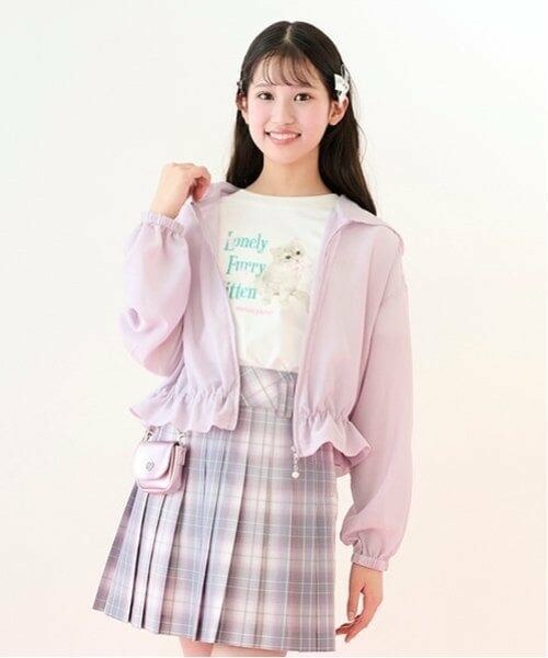 mezzo piano junior / メゾピアノジュニア Tシャツ | 【接触冷感】Lonely Kitten Tシャツ | 詳細9