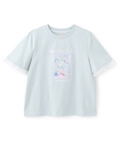 mezzo piano junior / メゾピアノジュニア Tシャツ | 【ニコ☆プチ掲載】【接触冷感】Jewel Shellfish Tシャツ