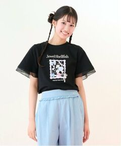 mezzo piano junior / メゾピアノジュニア Tシャツ | 【ニコ☆プチ掲載】【接触冷感】Jewel Shellfish Tシャツ