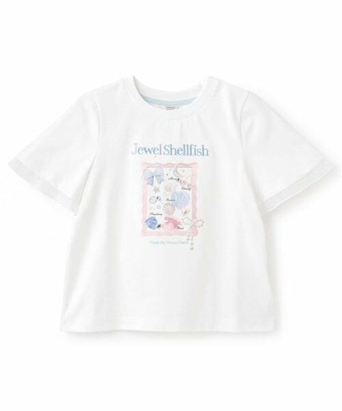mezzo piano junior / メゾピアノジュニア Tシャツ | 【ニコ☆プチ掲載】【接触冷感】Jewel Shellfish Tシャツ | 詳細10
