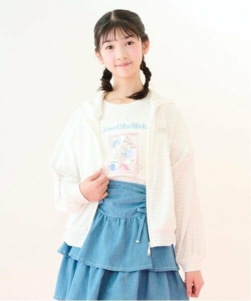 mezzo piano junior / メゾピアノジュニア Tシャツ | 【ニコ☆プチ掲載】【接触冷感】Jewel Shellfish Tシャツ | 詳細15