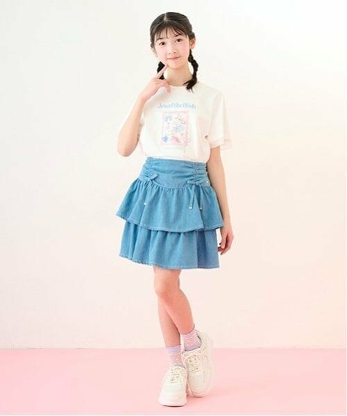 mezzo piano junior / メゾピアノジュニア Tシャツ | 【ニコ☆プチ掲載】【接触冷感】Jewel Shellfish Tシャツ | 詳細16