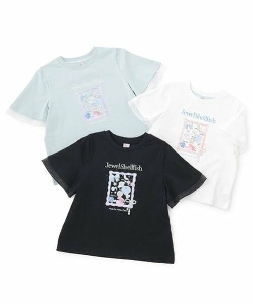 mezzo piano junior / メゾピアノジュニア Tシャツ | 【ニコ☆プチ掲載】【接触冷感】Jewel Shellfish Tシャツ | 詳細8