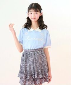 mezzo piano junior / メゾピアノジュニア Tシャツ | 【UVカット・接触冷感】衿つきトップス