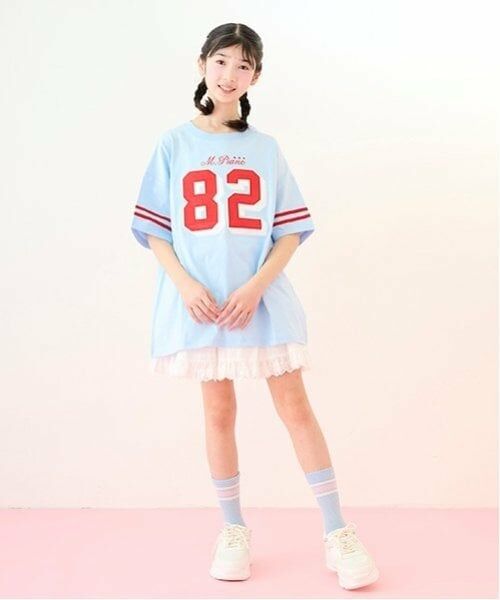 mezzo piano junior / メゾピアノジュニア Tシャツ | ナンバリングTシャツ | 詳細11