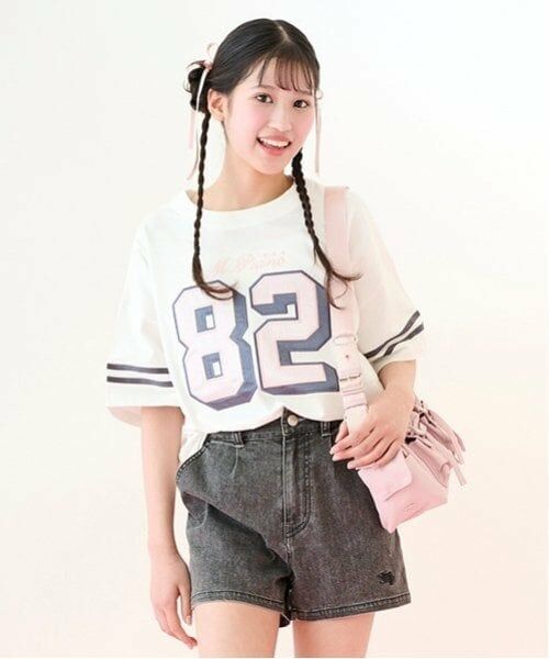 mezzo piano junior / メゾピアノジュニア Tシャツ | ナンバリングTシャツ | 詳細12