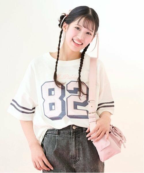 mezzo piano junior / メゾピアノジュニア Tシャツ | ナンバリングTシャツ | 詳細13