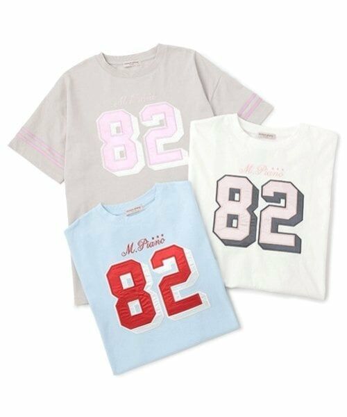 mezzo piano junior / メゾピアノジュニア Tシャツ | ナンバリングTシャツ | 詳細8