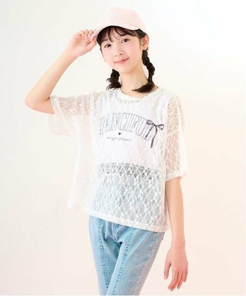 mezzo piano junior / メゾピアノジュニア Tシャツ | レーストップス＆タンクトップセット | 詳細16