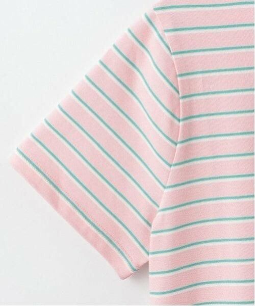 mezzo piano junior / メゾピアノジュニア Tシャツ | 【Cuugal掲載】ワンポイント刺しゅうボーダーTシャツ | 詳細5