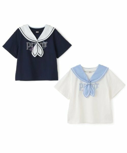 mezzo piano junior / メゾピアノジュニア Tシャツ | 【接触冷感】3WAYセーラーTシャツ | 詳細14