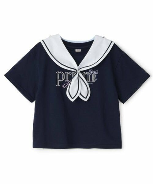 mezzo piano junior / メゾピアノジュニア Tシャツ | 【接触冷感】3WAYセーラーTシャツ | 詳細17