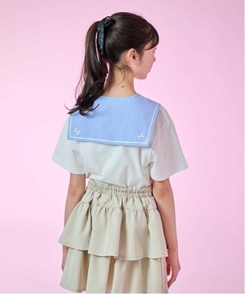 mezzo piano junior / メゾピアノジュニア Tシャツ | 【接触冷感】3WAYセーラーTシャツ | 詳細21