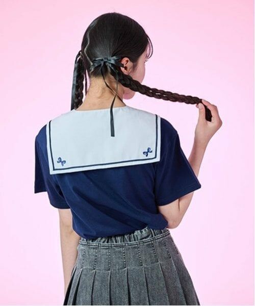 mezzo piano junior / メゾピアノジュニア Tシャツ | 【接触冷感】3WAYセーラーTシャツ | 詳細24