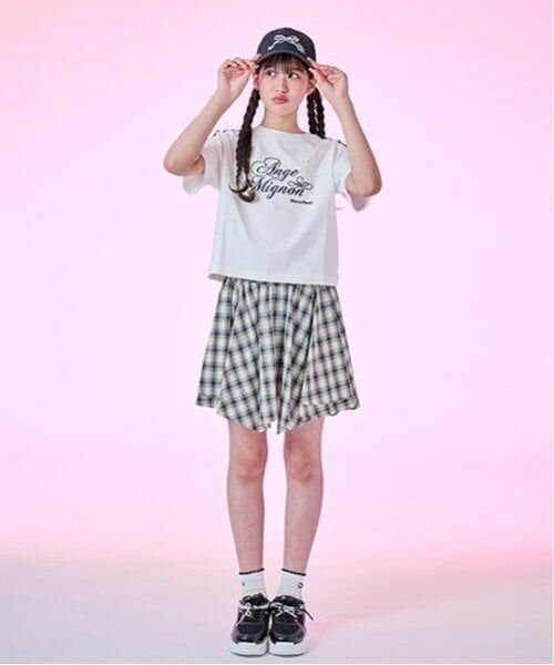 mezzo piano junior / メゾピアノジュニア Tシャツ | 【接触冷感】袖レースラインTシャツ | 詳細19