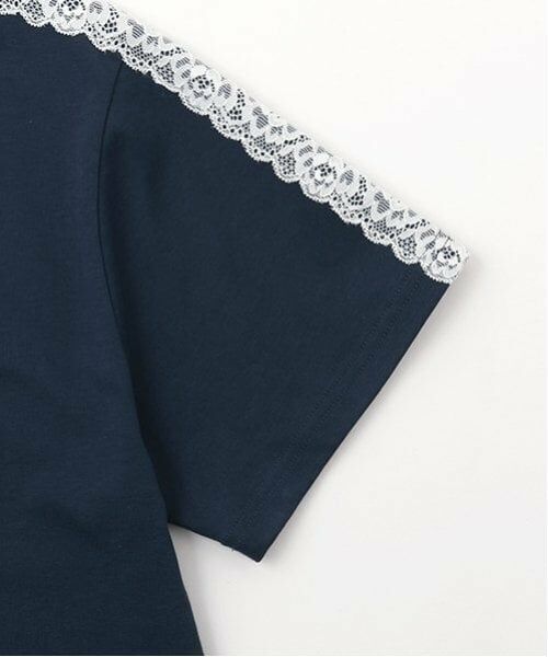 mezzo piano junior / メゾピアノジュニア Tシャツ | 【接触冷感】袖レースラインTシャツ | 詳細5