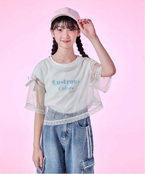 mezzo piano junior / メゾピアノジュニア Tシャツ | メッシュTシャツセット | 詳細14