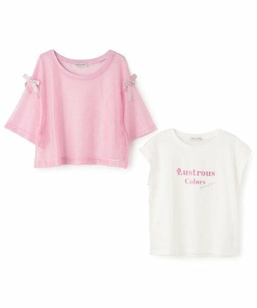 mezzo piano junior / メゾピアノジュニア Tシャツ | メッシュTシャツセット | 詳細2