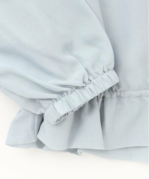 mezzo piano junior / メゾピアノジュニア パーカー | 【接触冷感・UVカット】シアーショートパーカ | 詳細4