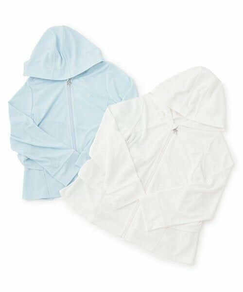 mezzo piano junior / メゾピアノジュニア 水着・スイムグッズ | 【接触冷感・UVカット・耐塩素】フリルラッシュガード | 詳細9