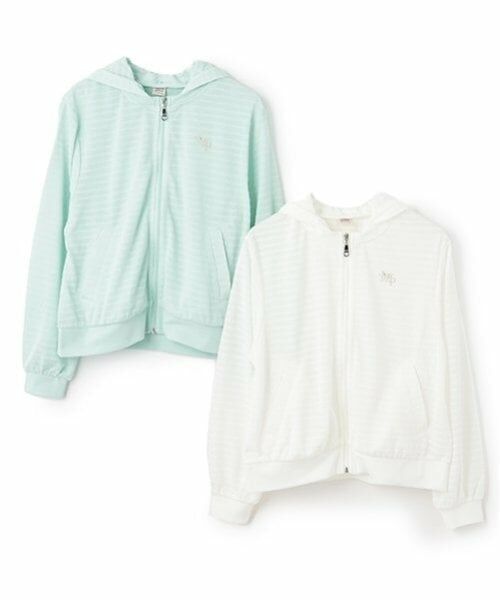 mezzo piano junior / メゾピアノジュニア パーカー | 【UVカット】タック天竺パーカ | 詳細10