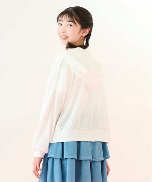 mezzo piano junior / メゾピアノジュニア パーカー | 【UVカット】タック天竺パーカ | 詳細14