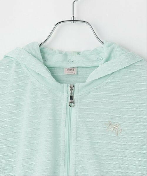 mezzo piano junior / メゾピアノジュニア パーカー | 【UVカット】タック天竺パーカ | 詳細2