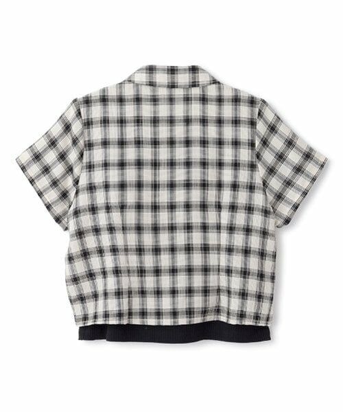 mezzo piano junior / メゾピアノジュニア シャツ・ブラウス | 【ニコ☆プチ掲載】アソート素材クシュっとリボンシャツ＆キャミソールセット | 詳細5