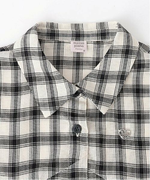 mezzo piano junior / メゾピアノジュニア シャツ・ブラウス | 【ニコ☆プチ掲載】アソート素材クシュっとリボンシャツ＆キャミソールセット | 詳細7