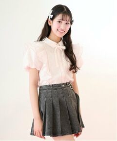 mezzo piano junior / メゾピアノジュニア シャツ・ブラウス | 【ニコ☆プチ掲載】Wフリルブラウス