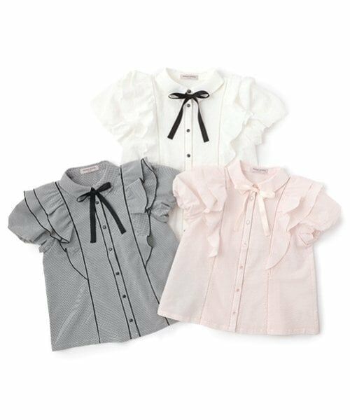 mezzo piano junior / メゾピアノジュニア シャツ・ブラウス | 【ニコ☆プチ掲載】Wフリルブラウス | 詳細12