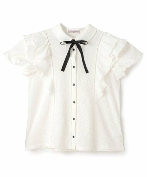 mezzo piano junior / メゾピアノジュニア シャツ・ブラウス | 【ニコ☆プチ掲載】Wフリルブラウス | 詳細14