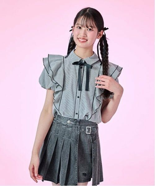 mezzo piano junior / メゾピアノジュニア シャツ・ブラウス | 【ニコ☆プチ掲載】Wフリルブラウス | 詳細19