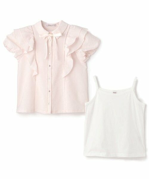 mezzo piano junior / メゾピアノジュニア シャツ・ブラウス | 【ニコ☆プチ掲載】Wフリルブラウス | 詳細2