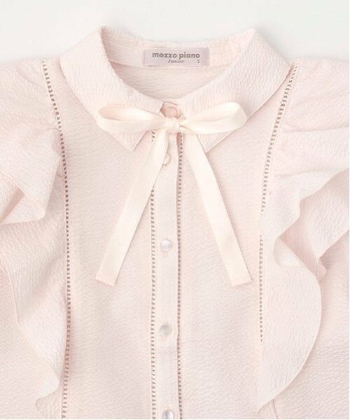 mezzo piano junior / メゾピアノジュニア シャツ・ブラウス | 【ニコ☆プチ掲載】Wフリルブラウス | 詳細3